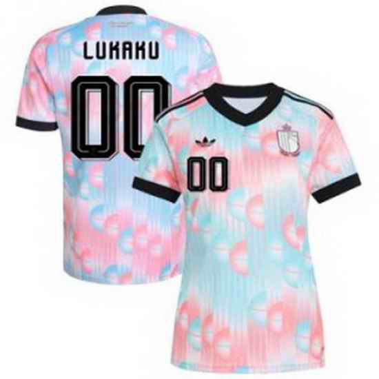 Women 00 Custom Belgium Jersey   4